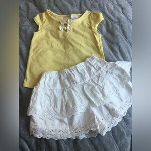 Camilla girl set top and shorts 2t